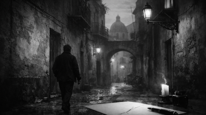 Soglia visiva per Palermo e le sue eco: un viaggio tra storia e silenzio, costruita per accompagnare il racconto in Casa Creativa