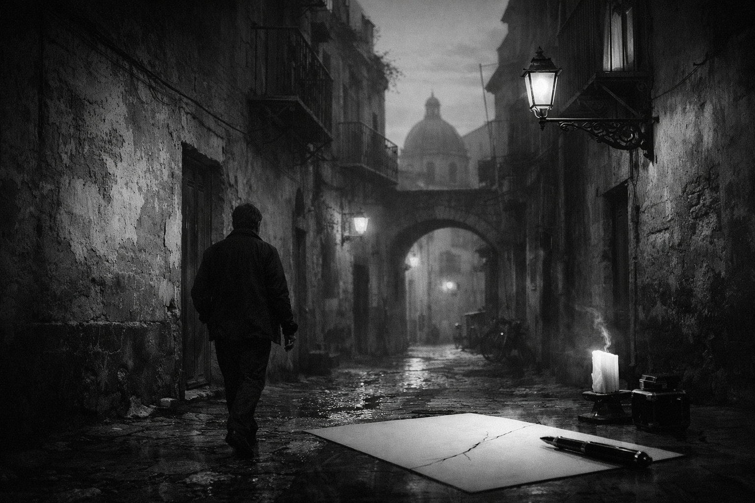 Soglia visiva per Palermo e le sue eco: un viaggio tra storia e silenzio, costruita per accompagnare il racconto in Casa Creativa