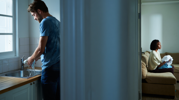 Soglia visiva per La crepa che non si vede, costruita per accompagnare il racconto in Casa Creativa