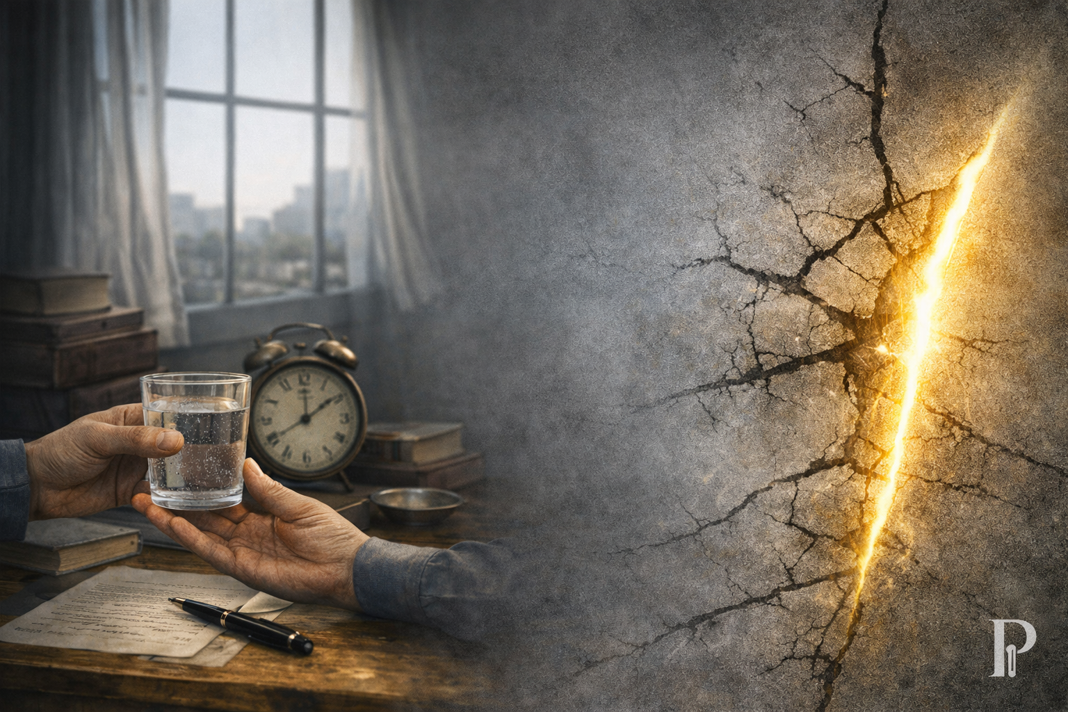 Soglia visiva per La poesia del controllo sociale: quando il silenzio diventa ordine, costruita per accompagnare il racconto in Casa Creativa