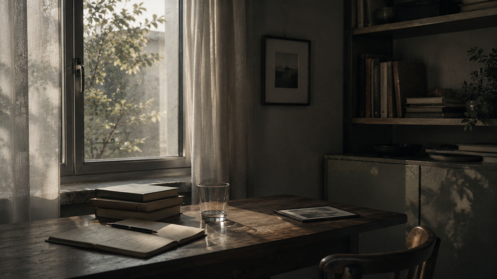 Soglia visiva per La chiarezza che ci concediamo, costruita per accompagnare il racconto in Casa Creativa