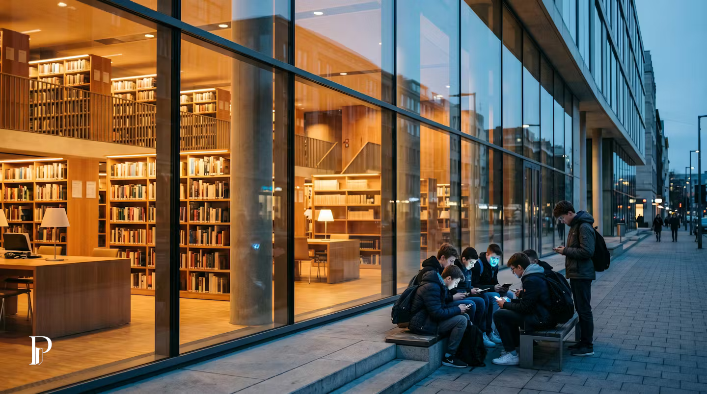 Libreria, immagine per Il linguaggio che si assottiglia